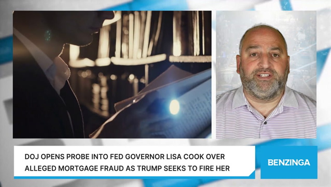 DOJ Opens Probe Into Fed Governor Lisa Cook Over Alleged Mortgage Fraud As Trump Seeks To Fire Her
