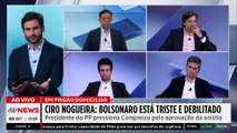 Ciro Nogueira diz que Bolsonaro está “triste e debilitado” com prisão domiciliar