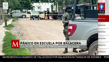 Tiroteo en Culiacán deja un hombre muerto y pánico en una escuela