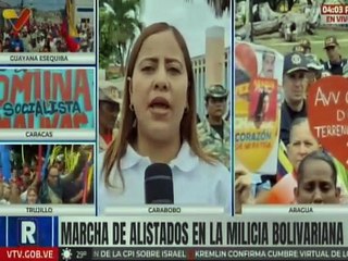 Pueblo de Carabobo responde al llamado de activación de la MNB realizado por el presidente Maduro