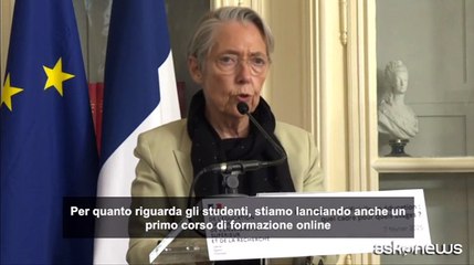 AI nelle scuole, dal 2025 alle superiori in Francia si studierà "e-learning"