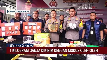 Modus penyelundupan 1 Kilogram Ganja yang Ditaruh dalam Kotak Oleh-Oleh | BERITA UTAMA