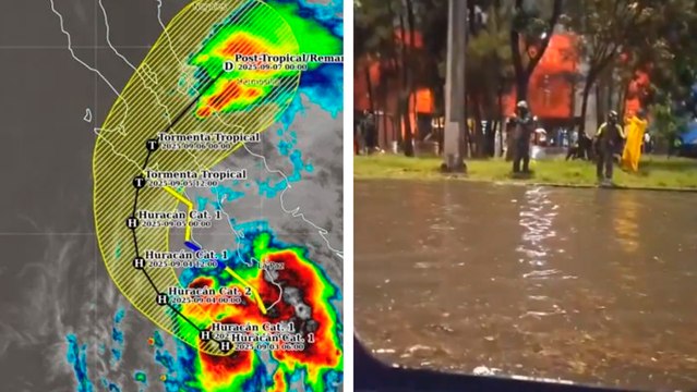 Huracán Lorena de categoría 1 provocará intensas lluvias en el noroeste de México