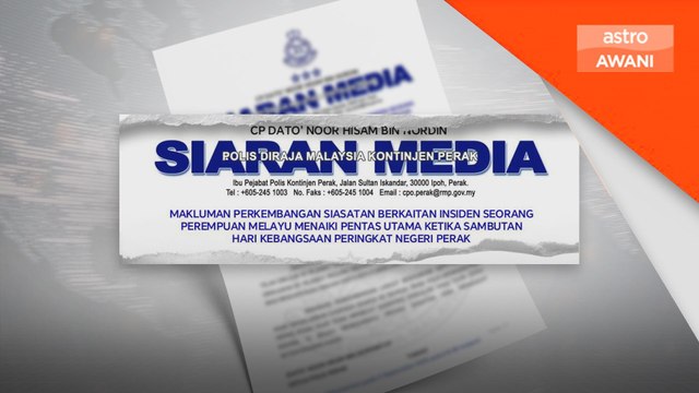 Wanita cuba dekati Sultan Nazrin dirujuk ke Hospital Bahagia