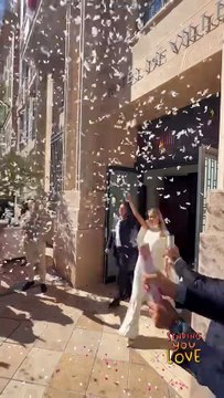Marcel Desailly au mariage de son filleul Dylan Deschamps avec Mathilde à Nice. Vidéo publiée par Marcel Desailly sur son compte Instagram le 2 septembre 2025.