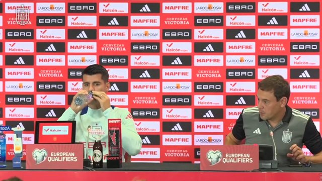 Rueda de prensa de Álvaro Morata previa al Bulgaria España