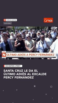 SANTA CRUZ LE DA EL ÚLTIMO ADIÓS AL EXALCALDE PERCY FERNÁNDEZ