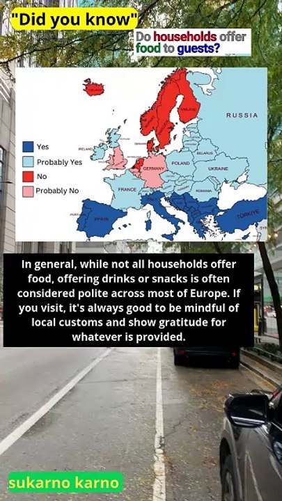 Do households offer meals to guests in Europe #quotes #ranking