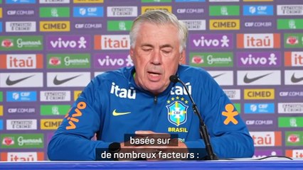 Ancelotti juge Neymar "pas au niveau" physiquement