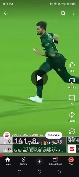 Pak vs Afghanistan # T-20 # TRI Nation series #