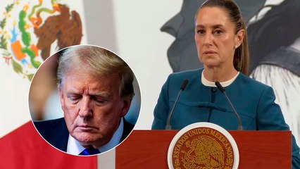Claudia Sheinbaum desmiente a Trump: "No tengo miedo a los cárteles"