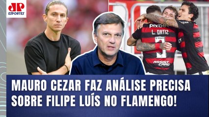 "REPAREM! O que o Filipe Luís TÁ FAZENDO no Flamengo é..." Mauro Cezar ANALISA!