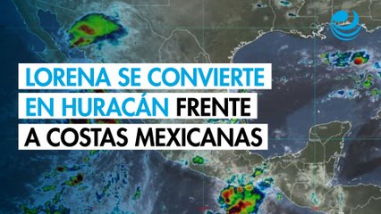 Lorena se convierte en huracán frente a costas mexicanas, ¿hacia dónde se dirige?