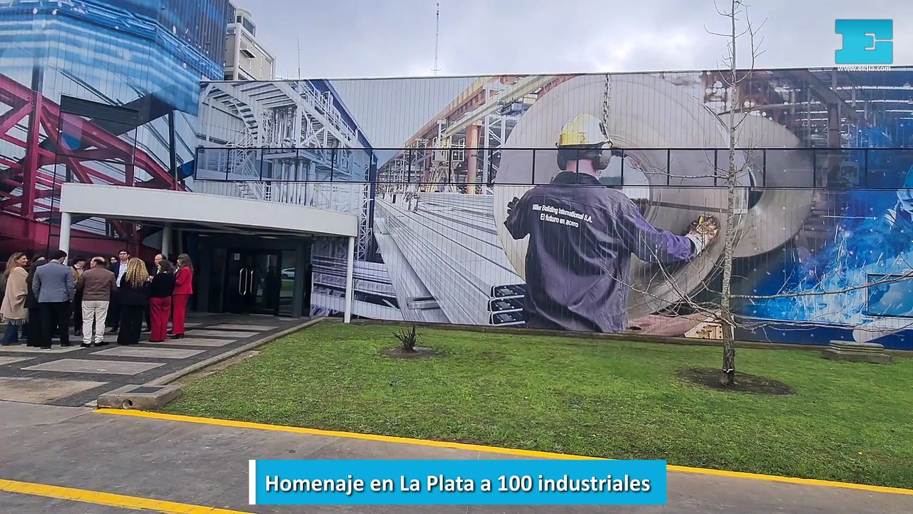 Homenaje en La Plata a 100 industriales