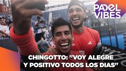 Federico Chingotto: risas, vacaciones y nuevos retos en el Premier Padel Madrid P1