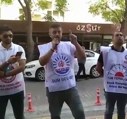Karşıyaka Belediyesi emekçilerinden Yılmaz Özdil tepkisi: Emekçinin düşmanı salonda, bizler alanlardayız!