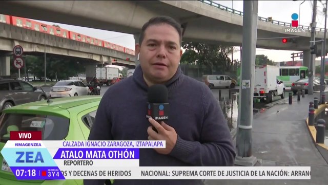 Reporte vial: Así luce esta mañana Calzada Ignacio Zaragoza