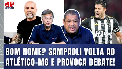 "É FIO DESENCAPADO! O Sampaoli vai ENCARAR TERRA ARRASADA no Atlético-MG e pra mim..." VEJA DEBATE!