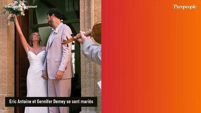 L'album de mariage d'Eric Antoine et Gennifer Demey : le couple partage les photos de cette journée mémorable en Provence