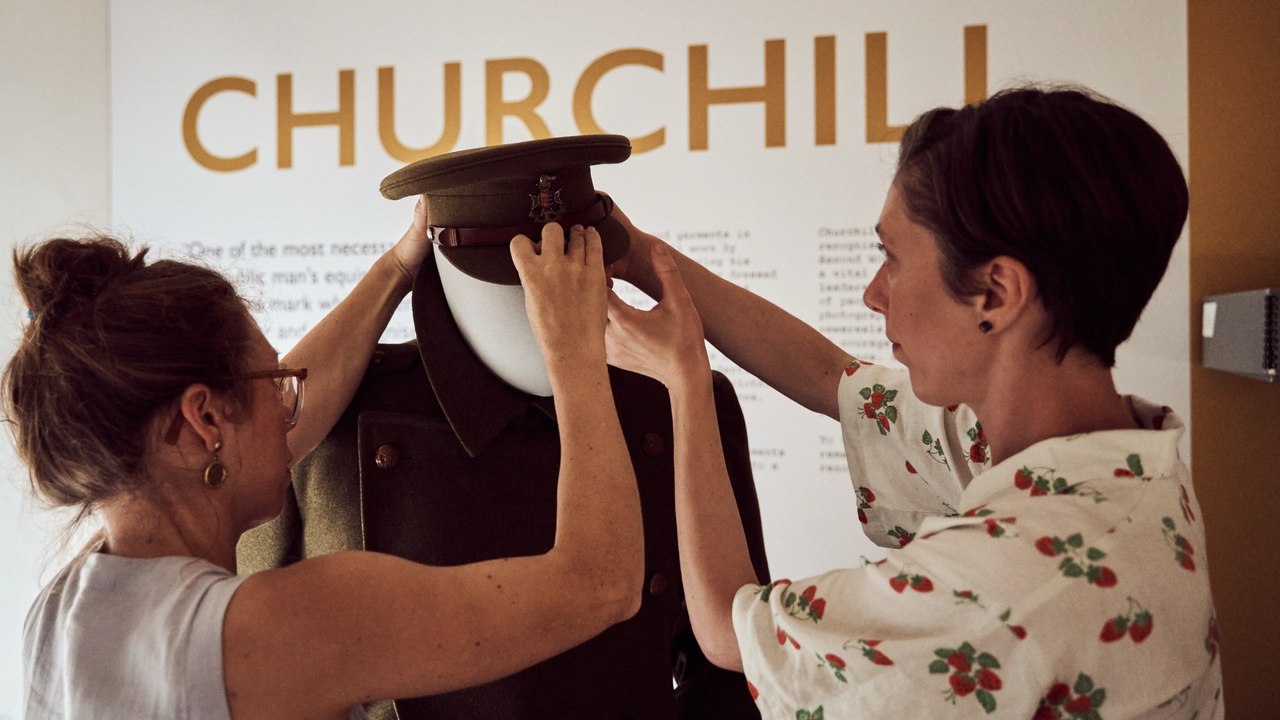 Churchill's iconic outfits go on display at Chartwell highlighting his image and power