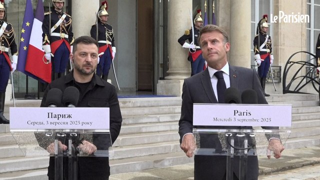 Les Européens « prêts » à « apporter les garanties de sécurité à l’Ukraine », dit Macron