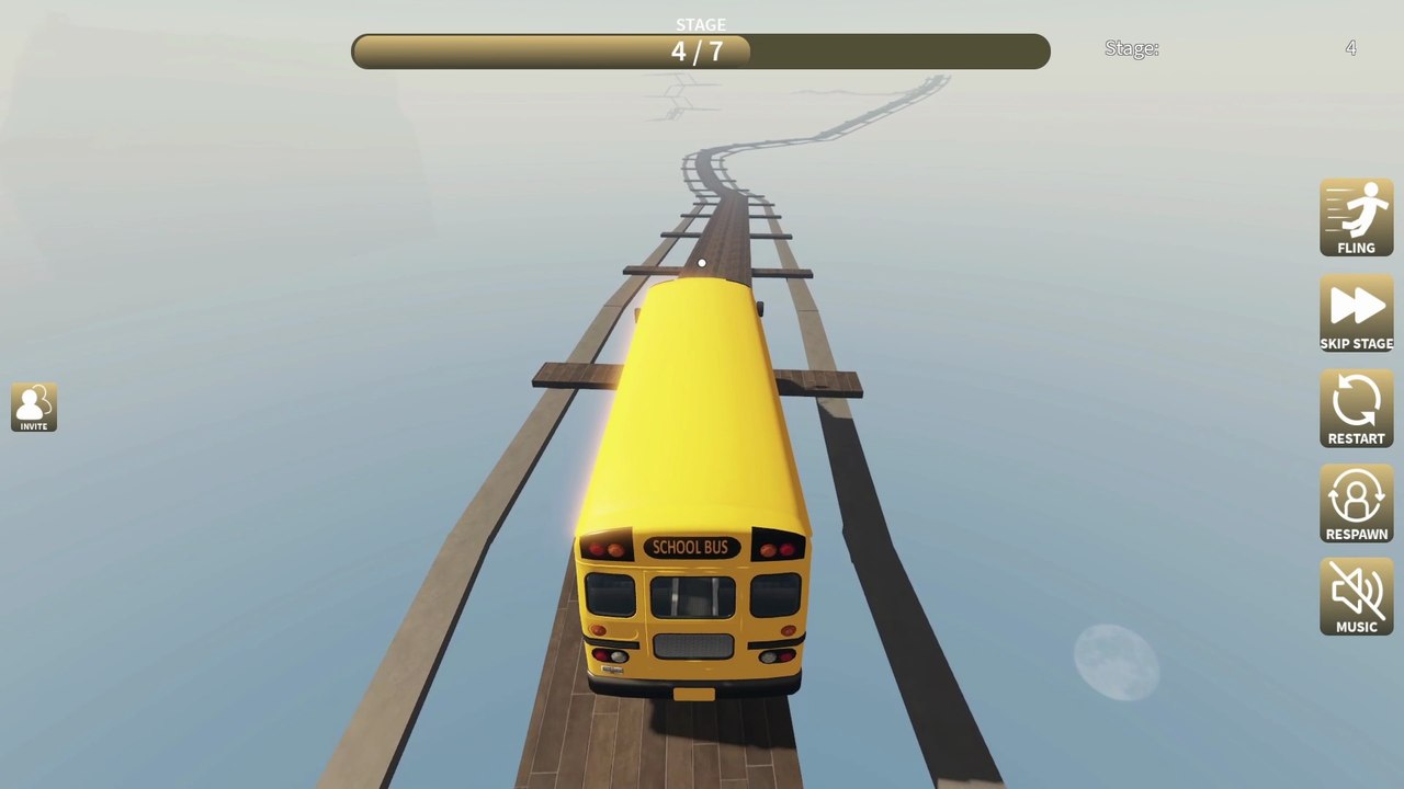 The challenge of completing the parkour course on a school bus      #gaming #video games #gamer #roblox