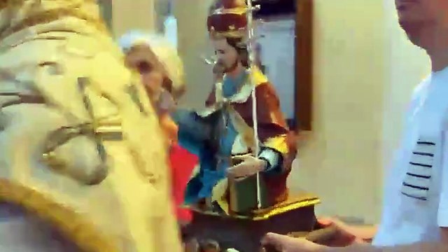 Maiori (SA) - La breve processione con la statua di San Gregorio Magno (06.09.25)