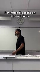 Quand ton prof a le même tic que dans Tokyo Ghoul 👀