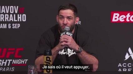UFC Paris - Imavov : "Borralho ne mérite pas ce combat, c'est un lèche-cul !"