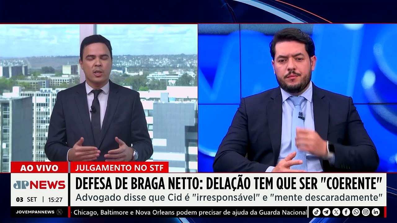 Defesa de Braga Netto contesta acordo de colaboração de Mauro Cid | TEMPO REAL