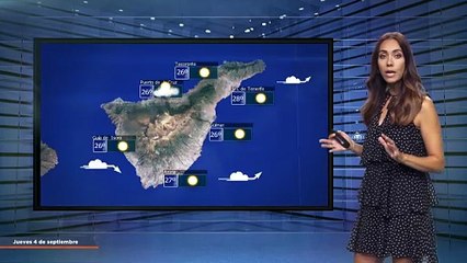 La previsión del tiempo en Canarias para el 4 de septiembre de 2025, en Atlántico Televisión.