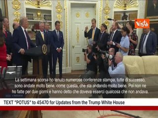 Trump: Dicono che sono morto: Tutte fake news, faccio un sacco di cose