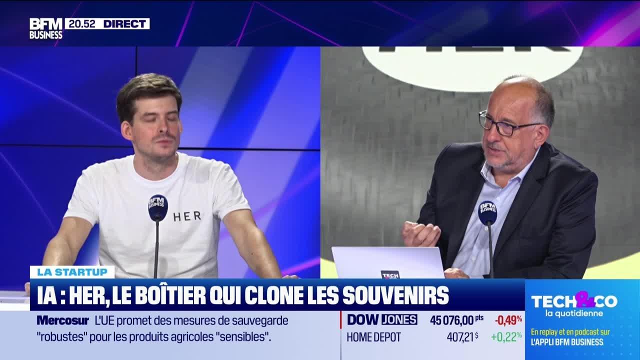 Mattéo Boso (HER) : HER, le boîtier qui clone les souvenirs grâce à l’IA - 03/09