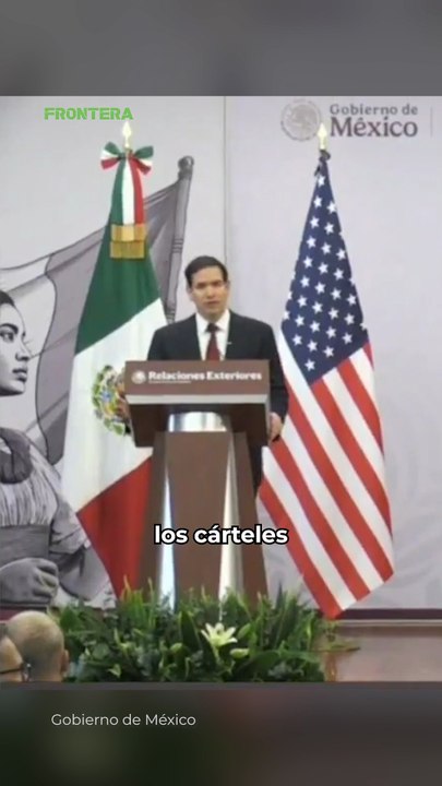 México y Estados Unidos emprenden la “colaboración más cercana en seguridad de su historia”: Marco Rubio. 🇲🇽🇺🇸🚨
