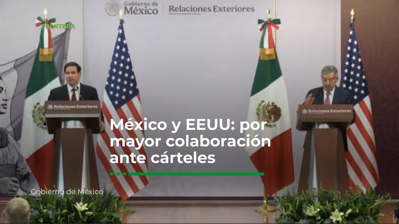 México y Estados Unidos emprenden la “colaboración más cercana en seguridad de su historia”: Marco Rubio. 🇲🇽🇺🇸🚨
