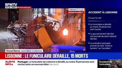 Funiculaire de Lisbonne: "On ne se souvient pas de pire accident", confie Martim Silva, journalitse au quotidien portugais Diario de Noticias