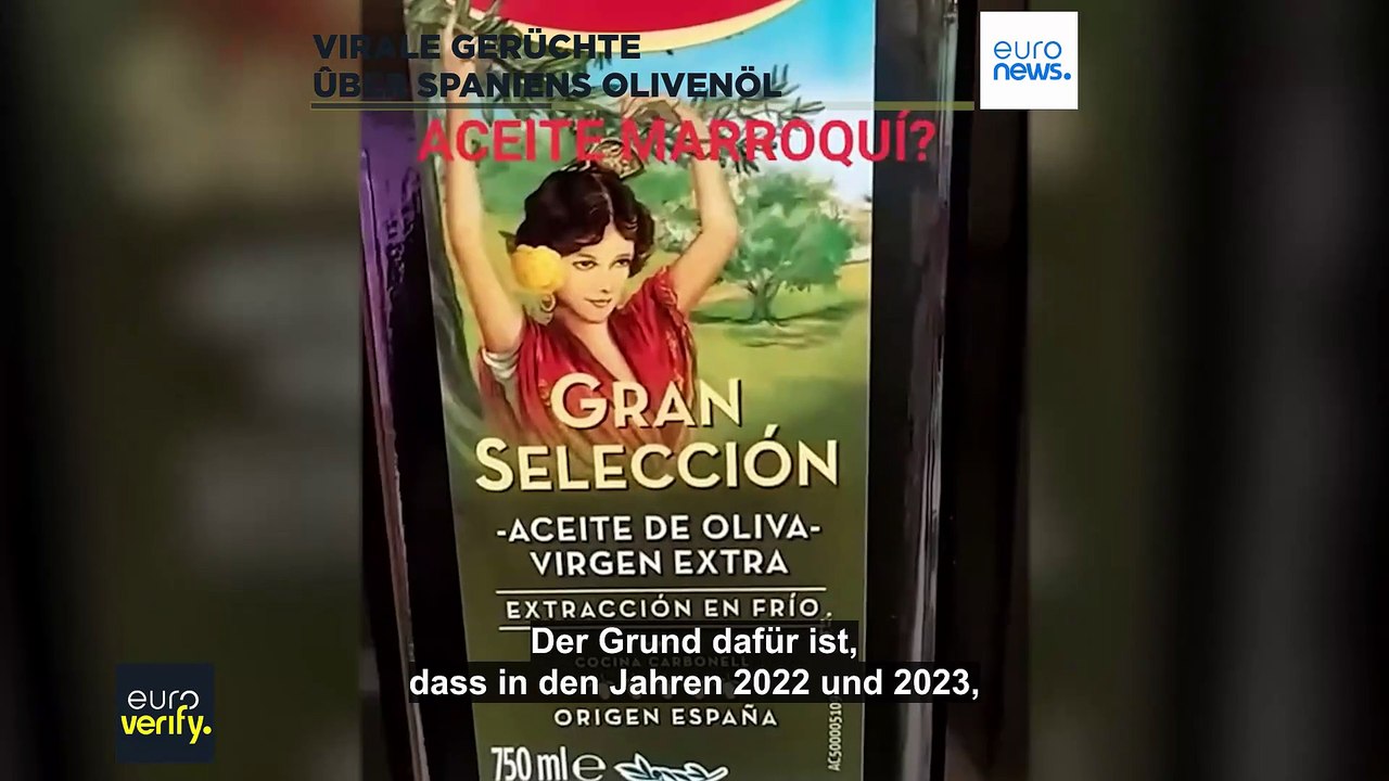 Wurde spanisches olivenöl heimlich mit marokkanischem Öl gestreckt?