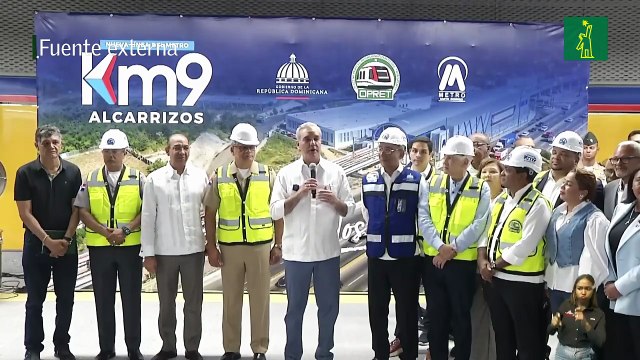 Abinader realiza prueba satisfactoria al metro de Los Alcarrizos