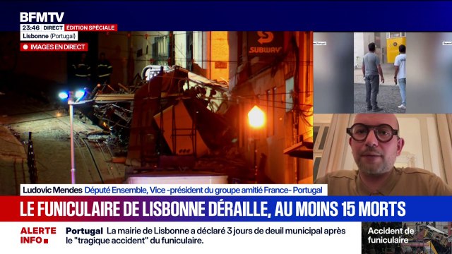 Accident au Portugal: Quand on va à Lisbonne, le funiculaire est un passage obligatoire , indique Ludovic Mendes, député Ensemble et vice-président du groupe amitié France-Portugal