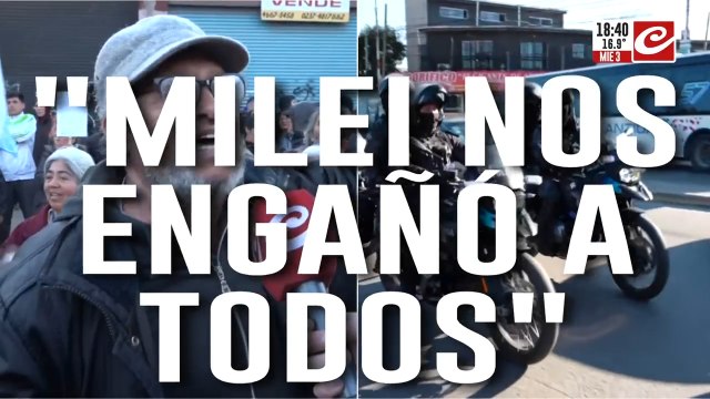 Milei cierra su campaña en Moreno: peronistas y libertarios a las trompadas