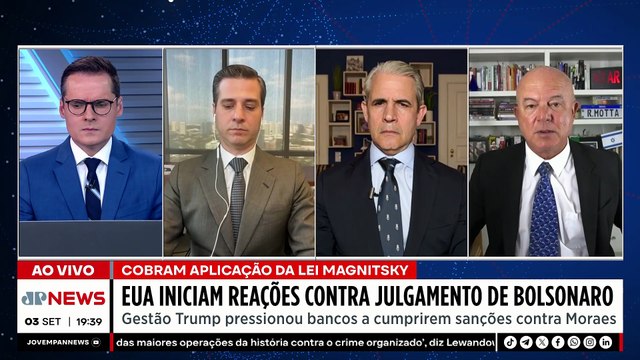 EUA pressiona bancos a cumprirem sanções contra Moraes durante julgamento de Jair Bolsonaro