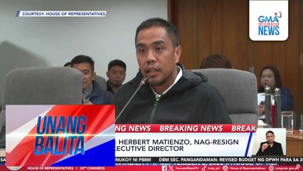 BREAKING NEWS - DTI Sec. Roque – Herbert Matienzo, nag-resign bilang PCAB executive director | Unang Balita