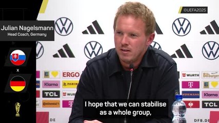 Nagelsmann aiming to stabilise Germany after poor form