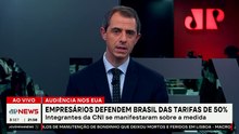 Empresários do Brasil defendem país de tarifa de 50% dos EUA