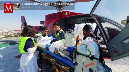 Helicóptero de traslado médico cae en zona volcánica del Edomex y Morelos