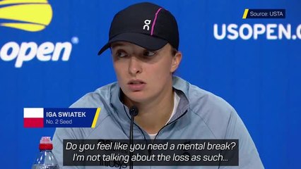 'You look like you need a mental break' - Swiatek fires back at reporter after US Open exit