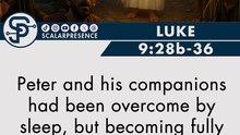 Luke 9:28b-36 #Luke928b_36 #Transfiguration #GospelOfLuke #Jesus #PeterJamesJohn #MosesAndElijah