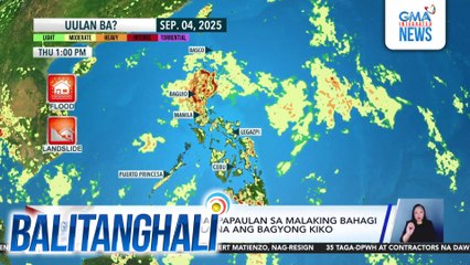 PAGASA - Habagat, magpapaulan sa malaking bahagi ng bansa kahit wala na ang Bagyong #Kiko | Balitanghali