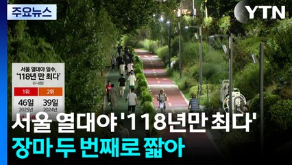 [날씨] 서울 열대야 '118년만에 최다'...남부 역대 두 번째 짧은 장마 / YTN