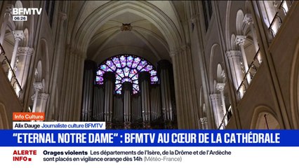 BFMTV au cœur de la cathédrale Notre-Dame de Paris pour le premier enregistrement de l'orgue depuis sa restauration